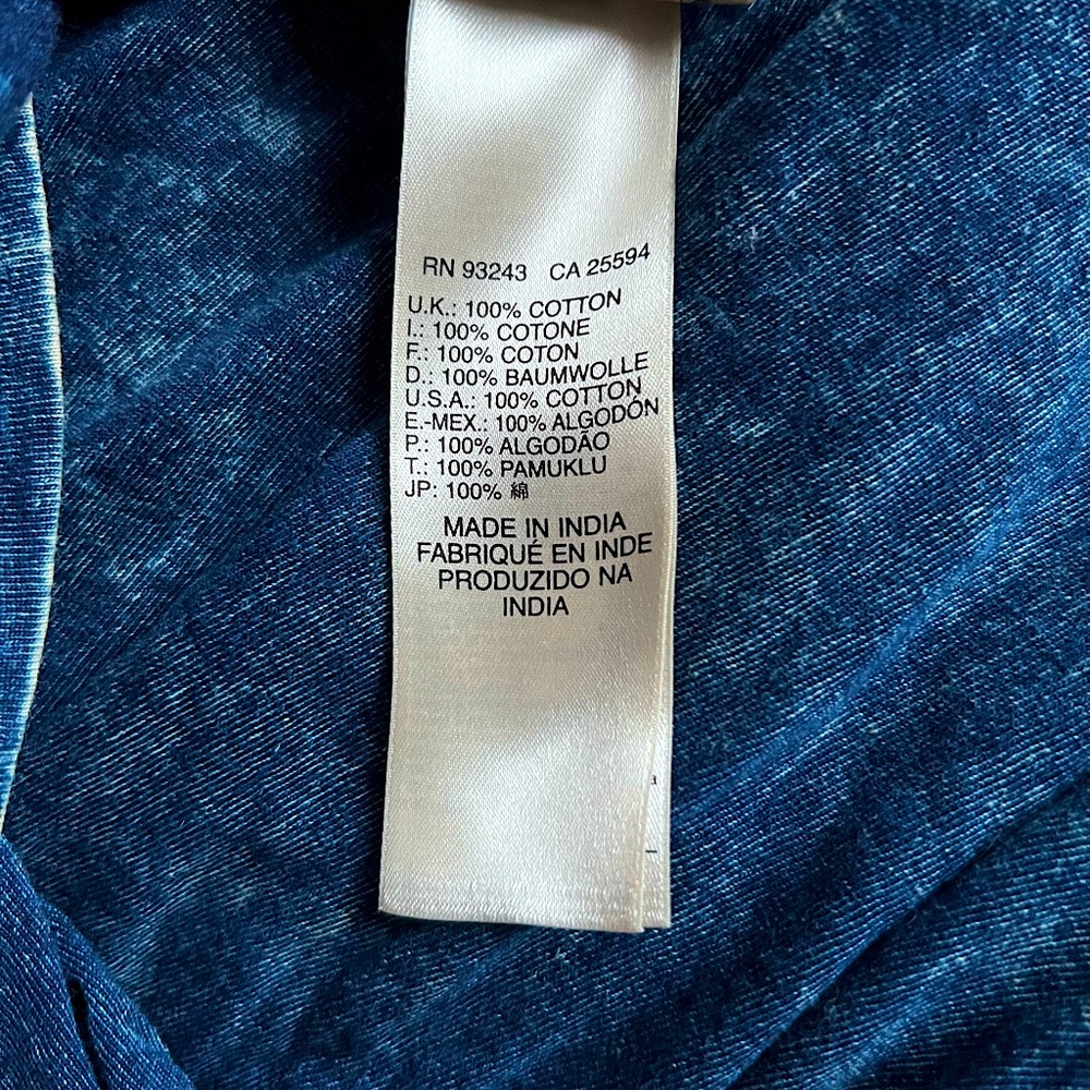 Diesel Blue Indigo Mini Dress with Braided Sides - Great condition